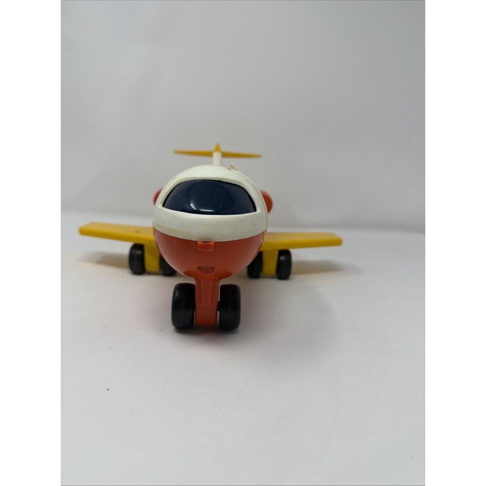 Fisher Price - Little People - Jet Airplane - White/Orange/Yellow - #2502 - Picture 9 of 12